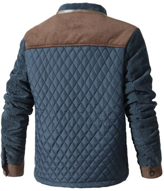 Herren Jacke mit Stehkragen und Druckknopfverschluss-Men Jackets-Alpenkind