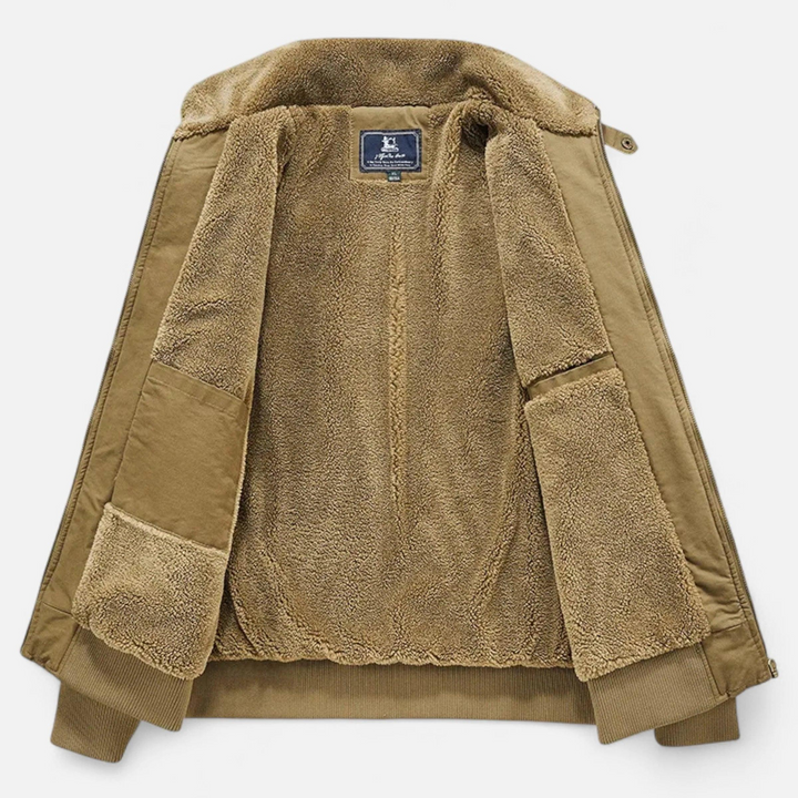 Herren Jacke mit Stehkragen und Innenschicht-Men Outerwear-Alpenkind