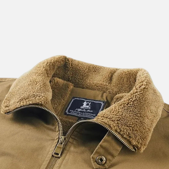 Herren Jacke mit Stehkragen und Innenschicht-Men Outerwear-Alpenkind
