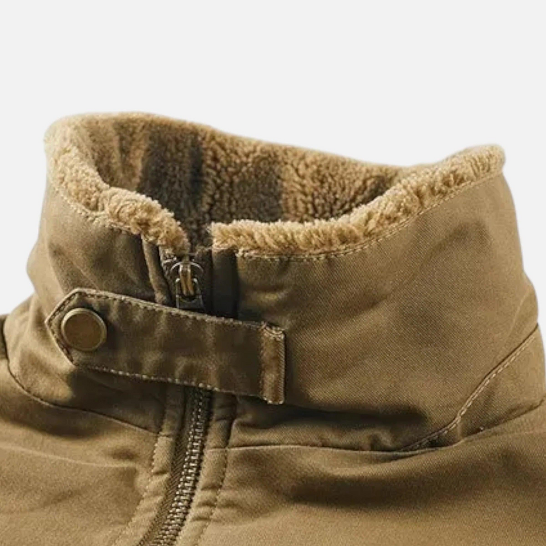 Herren Jacke mit Stehkragen und Innenschicht-Men Outerwear-Alpenkind