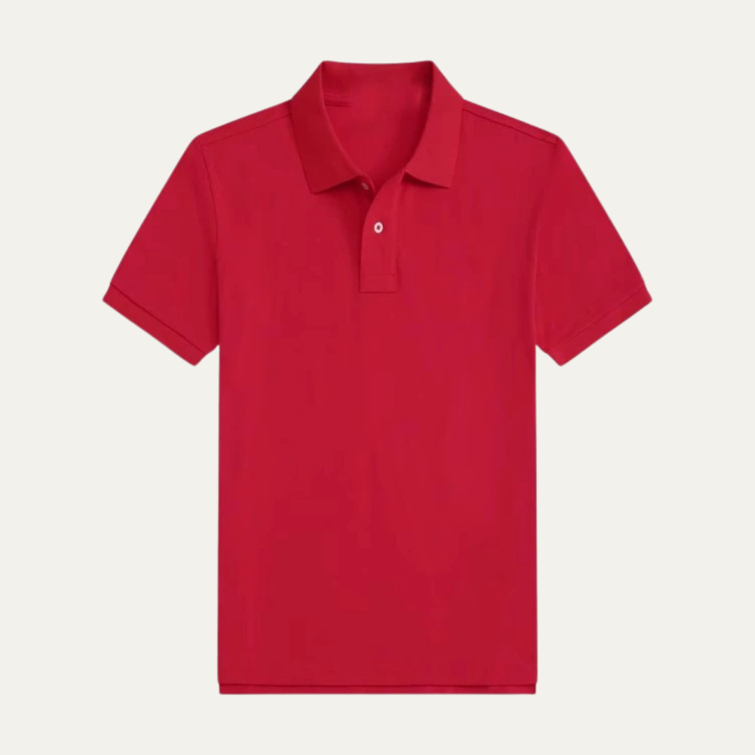 Herren Kurzarm Poloshirt mit Knopfleiste und Kragen-Men Shirt-Alpenkind