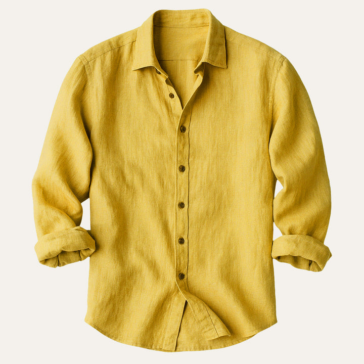 Herren Langarmhemd mit Knopfleiste-Women blouse-Alpenkind
