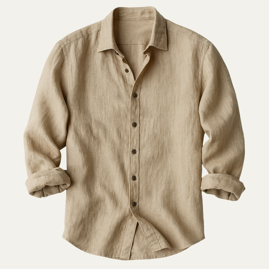 Herren Langarmhemd mit Knopfleiste-Women blouse-Alpenkind