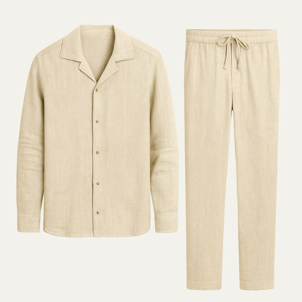 Herren Langarmhemd und Hose Set-Men Sets-Alpenkind