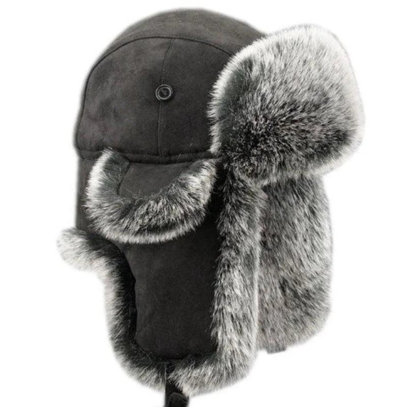 Herren Mütze mit Ohrenklappen und Innenfutterstruktur-Accessoire-Alpenkind