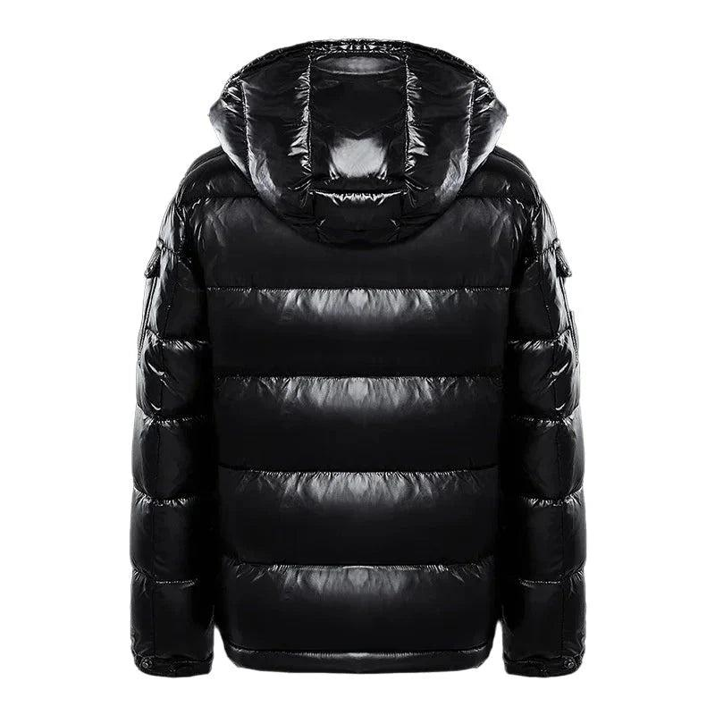 Herren Outdoor-Steppjacke mit Kapuze und Frontreißverschluss-Men Outerwear-Alpenkind