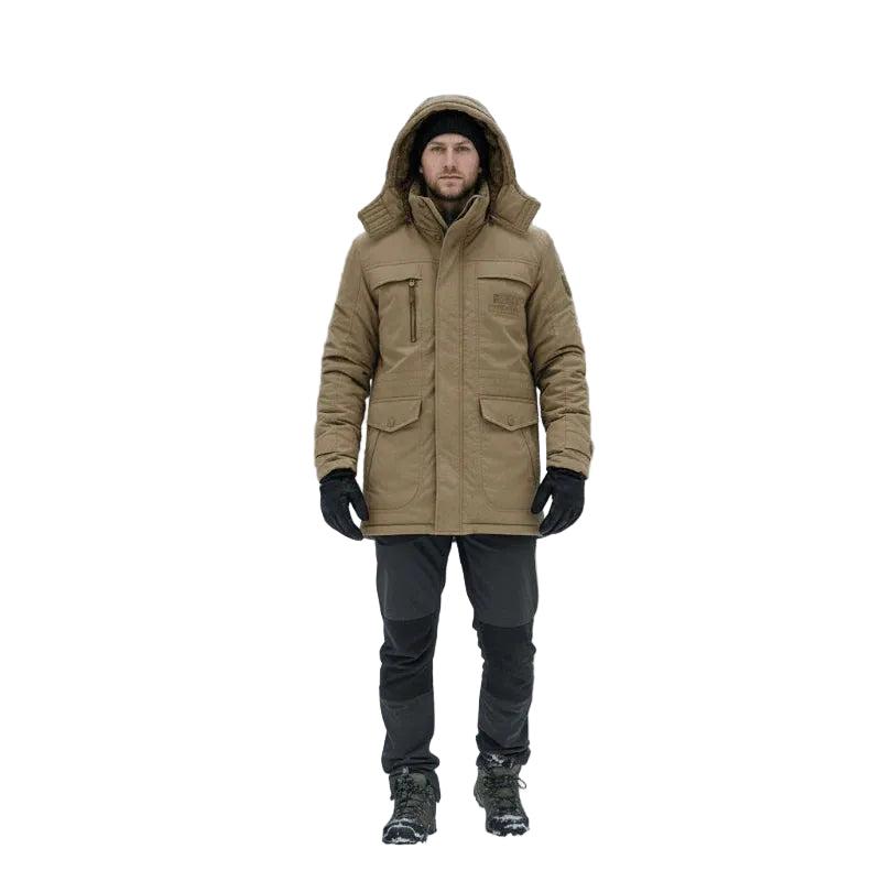 Herren Parka mit Kapuze und Fronttaschen-Men Outerwear-Alpenkind