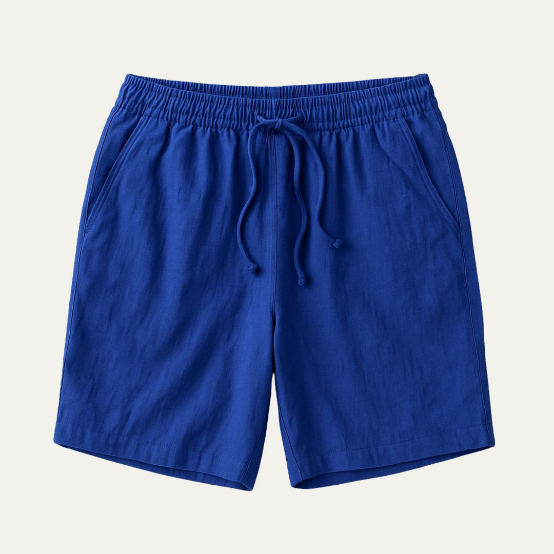 Herren Shorts mit elastischem Bund und Kordelzug-Men shorts-Alpenkind