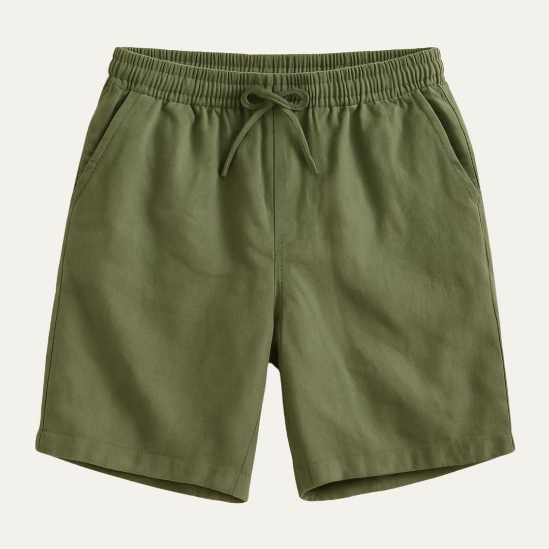 Herren Shorts mit elastischem Bund und Kordelzug-Men shorts-Alpenkind