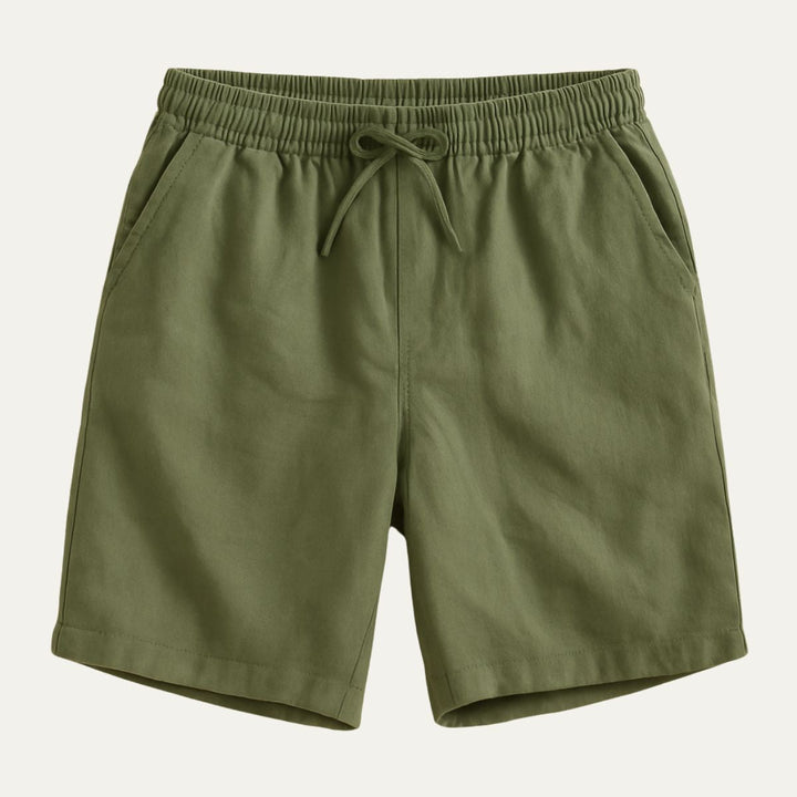 Herren Shorts mit elastischem Bund und Kordelzug-Men shorts-Alpenkind