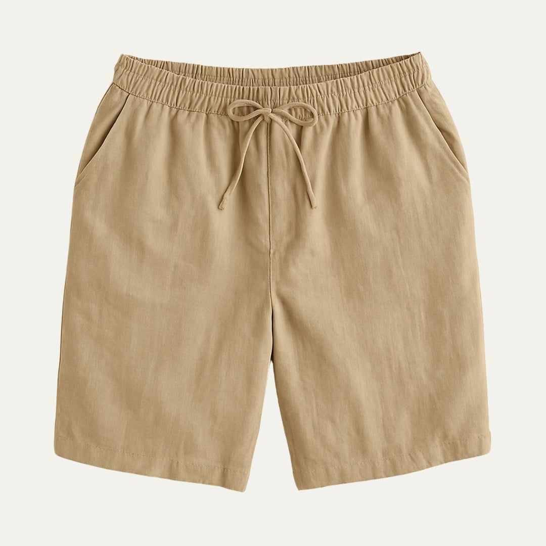 Herren Shorts mit elastischem Bund und Kordelzug-Men shorts-Alpenkind