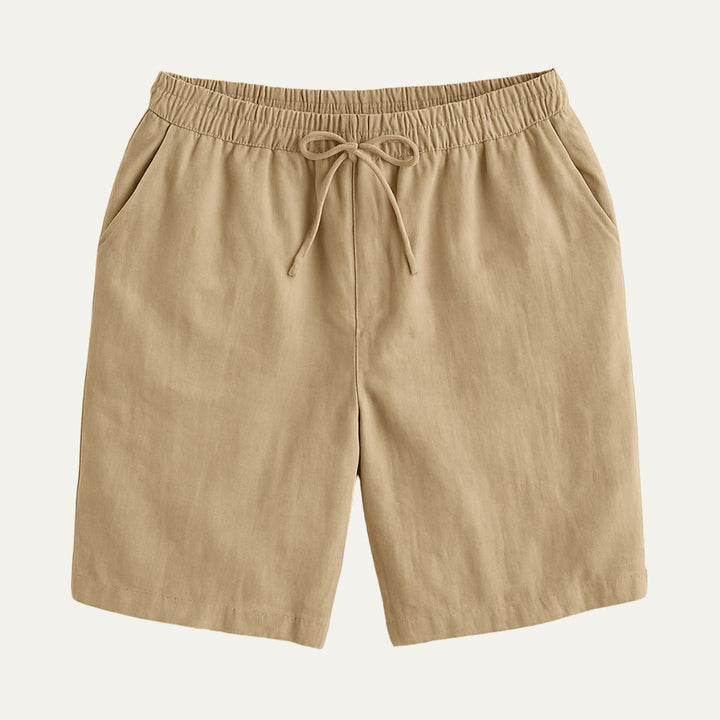 Herren Shorts mit elastischem Bund und Kordelzug-Men shorts-Alpenkind