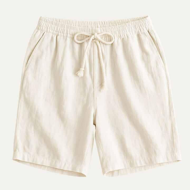 Herren Shorts mit elastischem Bund und Kordelzug-Men shorts-Alpenkind