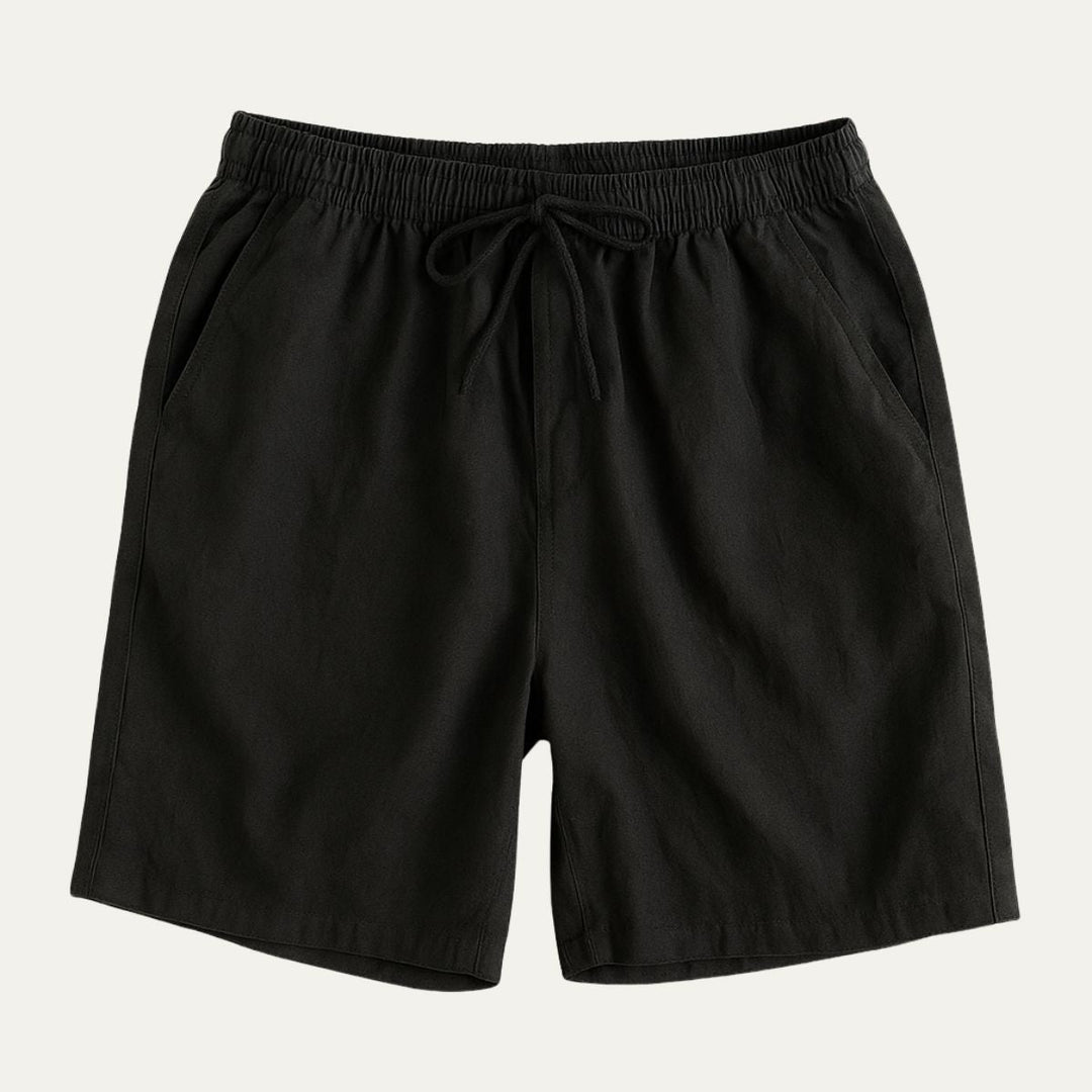 Herren Shorts mit elastischem Bund und Kordelzug-Men shorts-Alpenkind