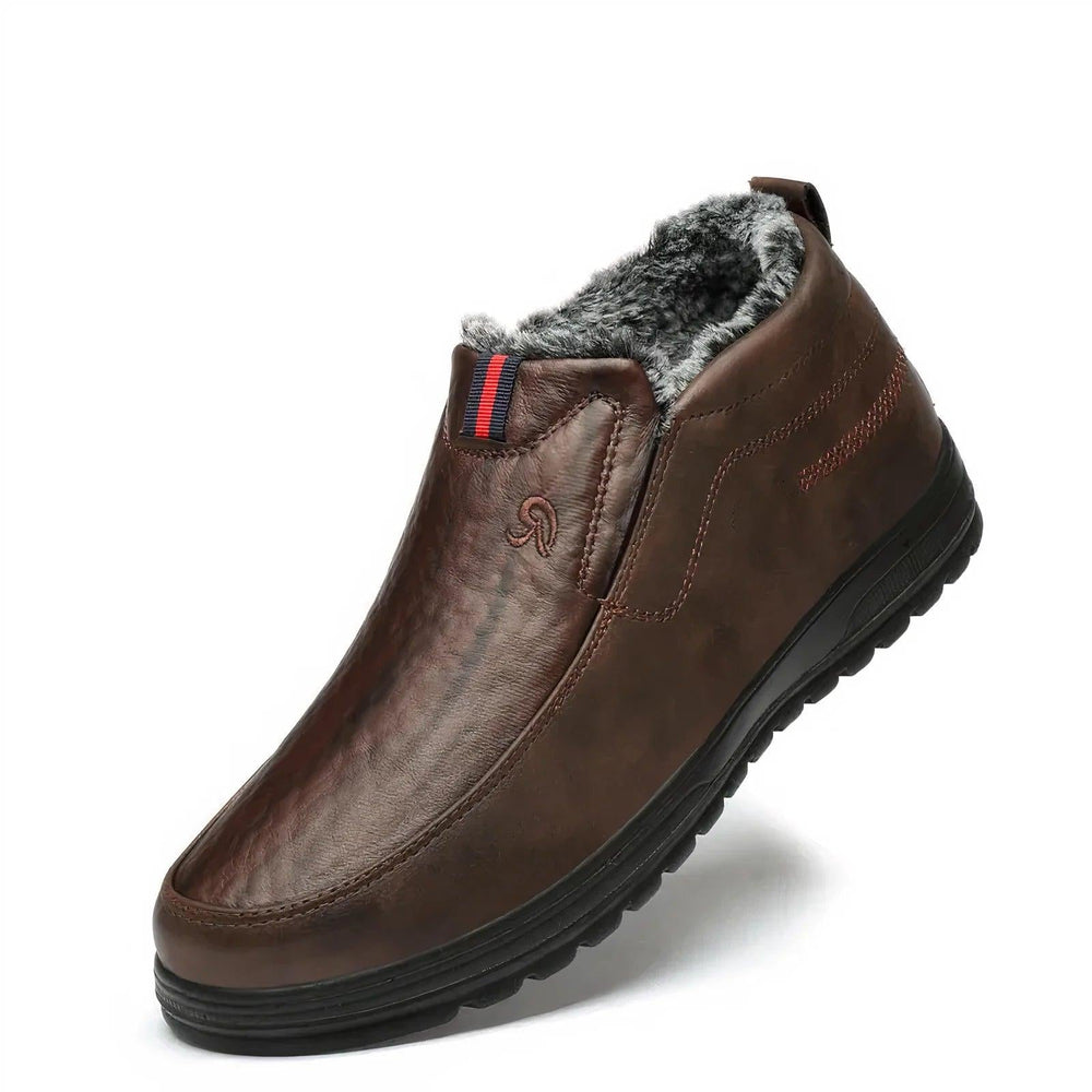 Herren Slip-On Stiefeletten mit Innenfutter und profilierter Sohle-Men Footwear-Alpenkind