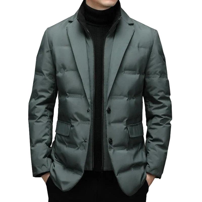 Herren Steppjacke im Sakko-Stil-Men Outerwear-Alpenkind