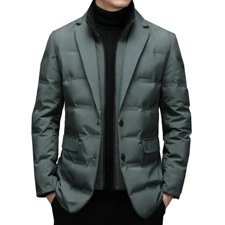 Herren Steppjacke im Sakko-Stil-Men Outerwear-Alpenkind