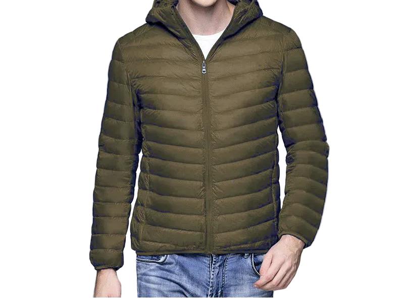 Herren Steppjacke mit Reißverschluss und Stehkragen-Men Jackets-Alpenkind