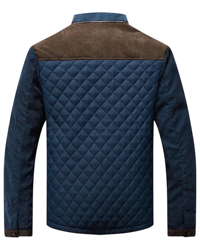 Herren Steppjacke mit Stehkragen-Men Outerwear-Alpenkind