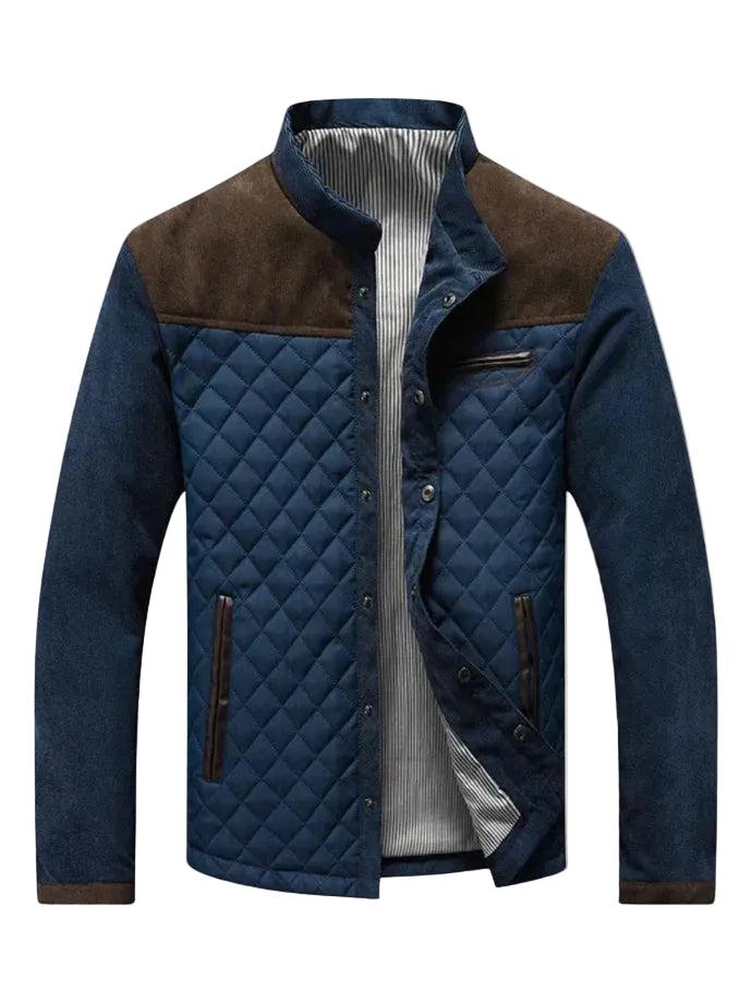 Herren Steppjacke mit Stehkragen-Men Outerwear-Alpenkind