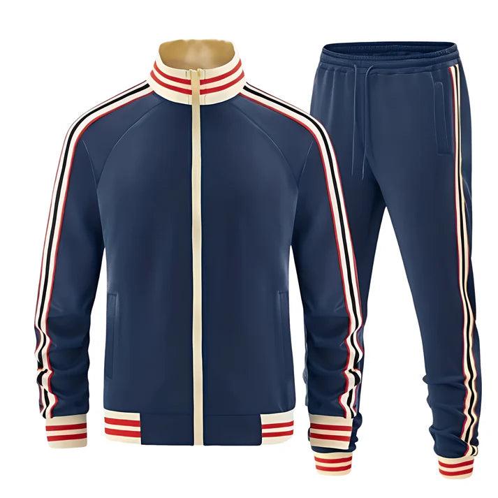 Herren Trainingsanzug Set mit Reißverschluss-Men Sets-Alpenkind