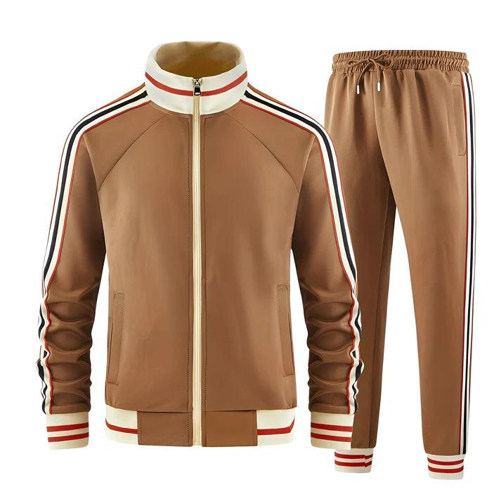 Herren Trainingsanzug Set mit Reißverschluss-Men Sets-Alpenkind