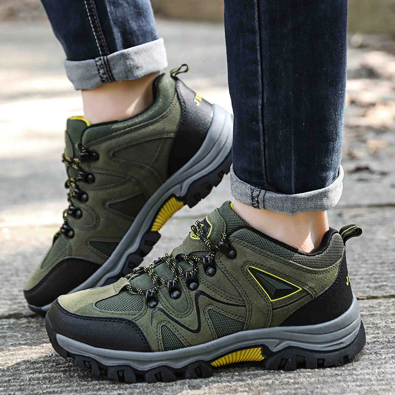 Herren Wanderschuhe mit Schnürung und verstärktem Zehenbereich-Men Footwear-Alpenkind