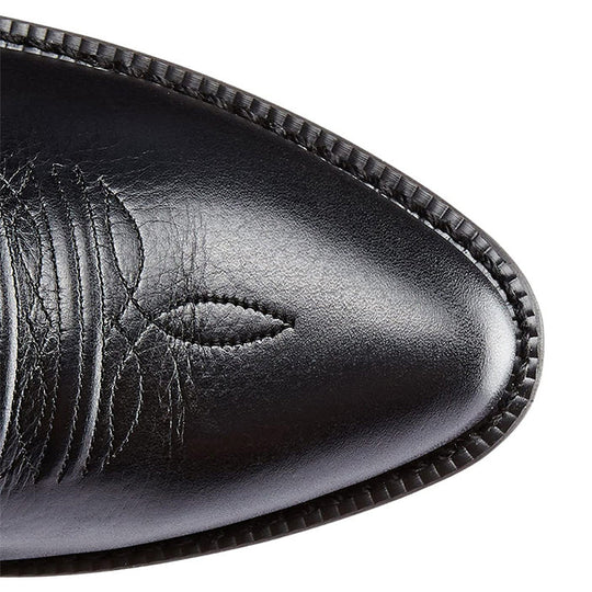 Herren Westernstiefel mit geprägtem Schaft und Zuglaschen-Men Footwear-Alpenkind