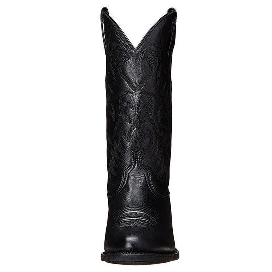 Herren Westernstiefel mit geprägtem Schaft und Zuglaschen-Men Footwear-Alpenkind