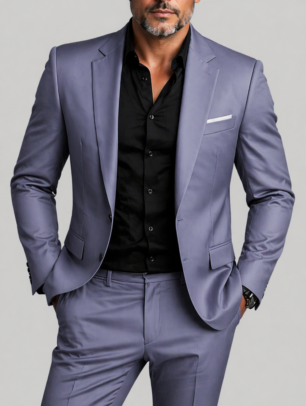 Herren Zweiteiliges Anzug Set mit Sakko und Hose-Men Sets-Alpenkind