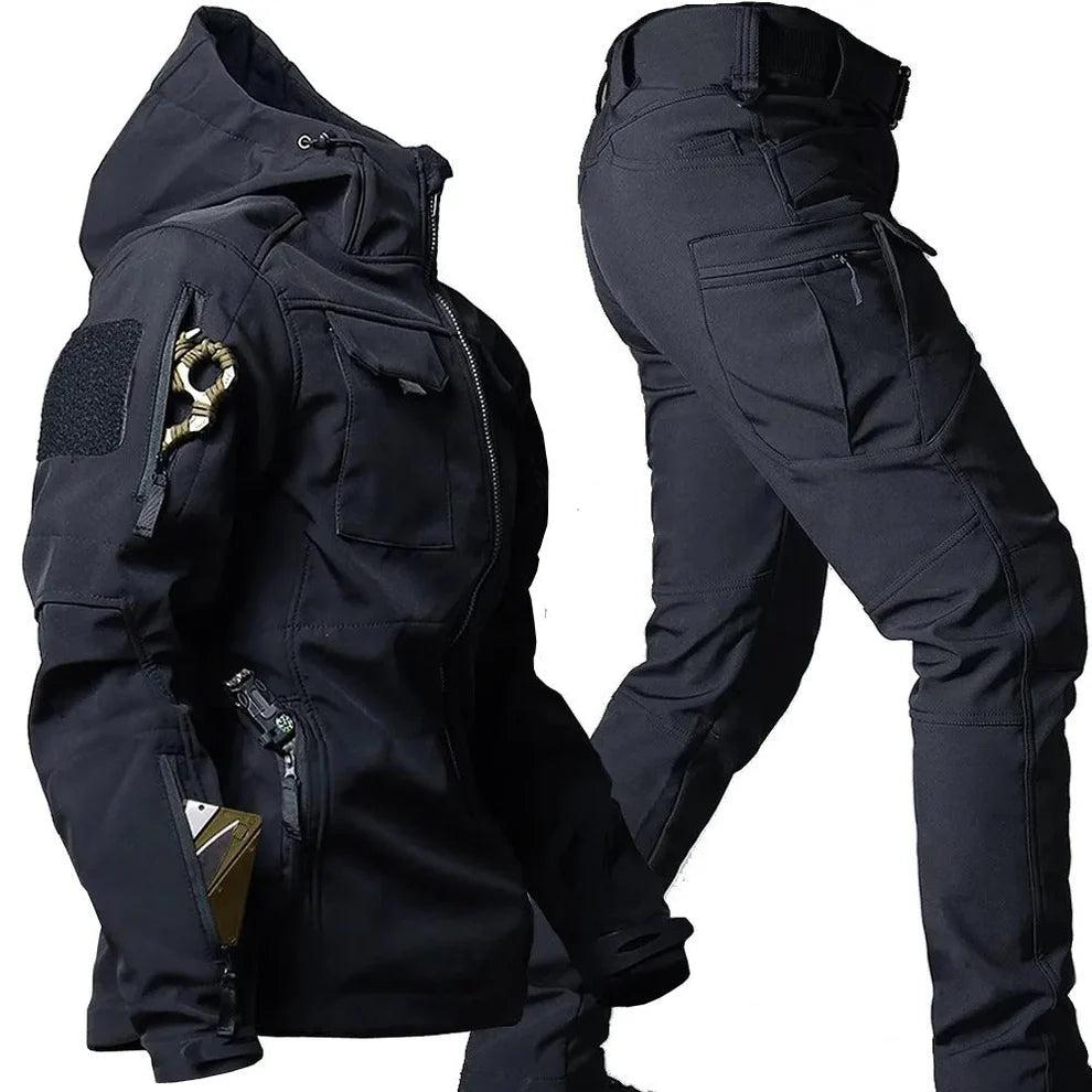 Herren Zweiteiliges Outdoor Set mit Jacke und Cargohose-Men Sets-Alpenkind