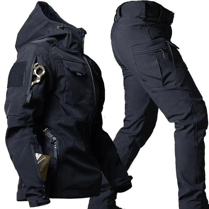 Herren Zweiteiliges Outdoor Set mit Jacke und Cargohose-Men Sets-Alpenkind