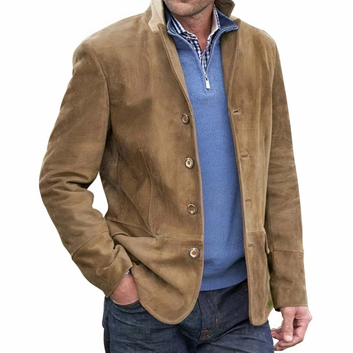 Herrenjacke mit Klarer Linienführung-Men Jackets-Alpenkind
