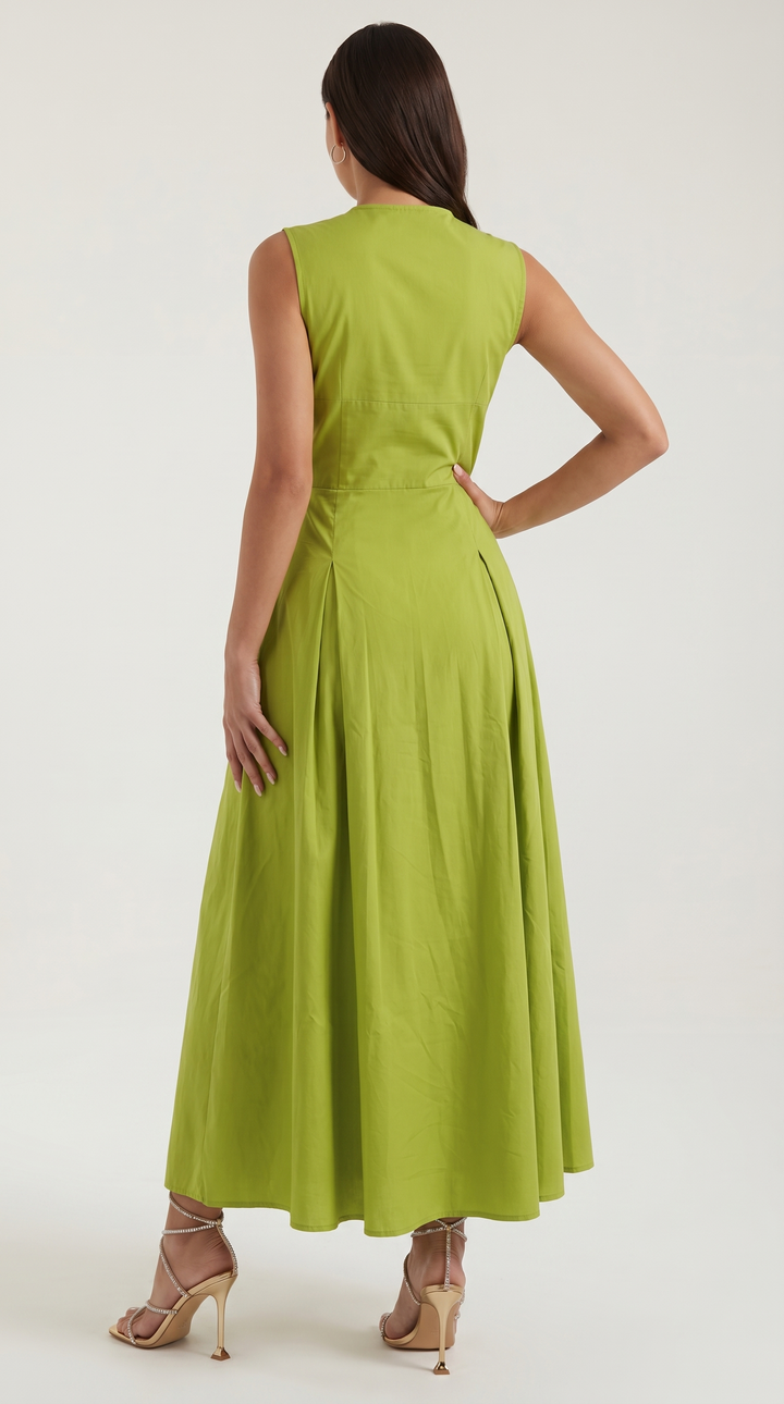 Nancy Midi-Kleid mit A-Linie Schnitt