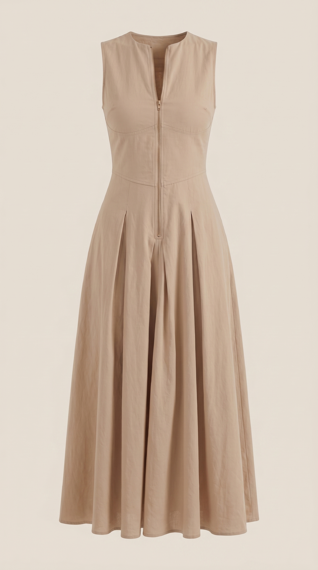 Nancy Midi-Kleid mit A-Linie Schnitt