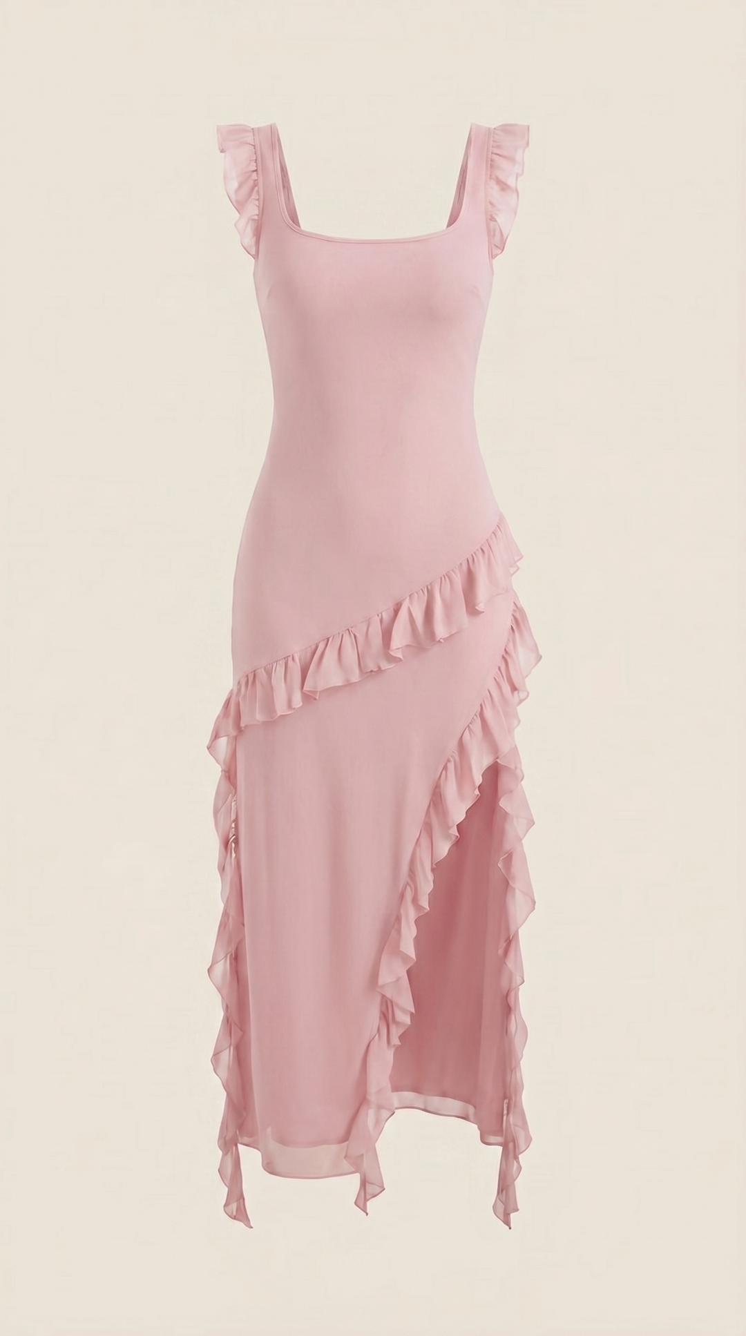 Susan Maxikleid mit Rüschen