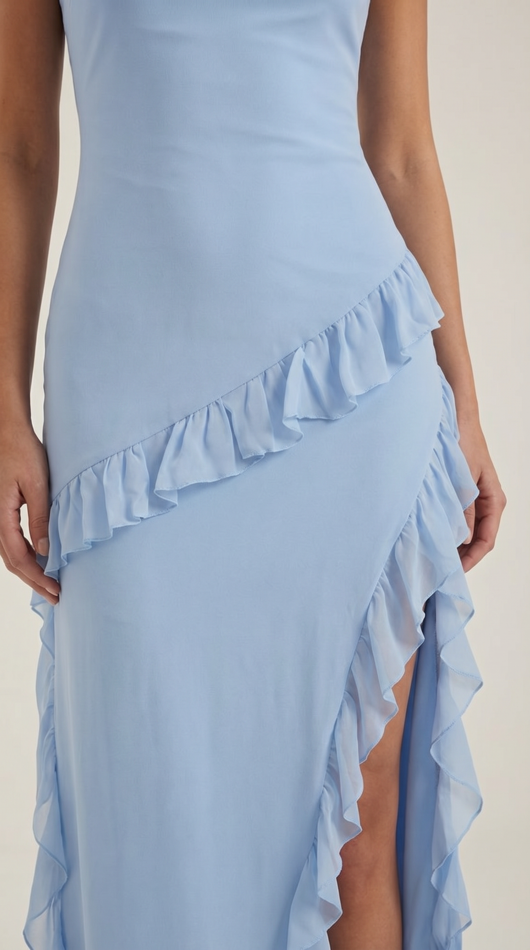 Susan Maxikleid mit Rüschen