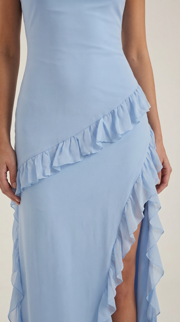 Susan Maxikleid mit Rüschen