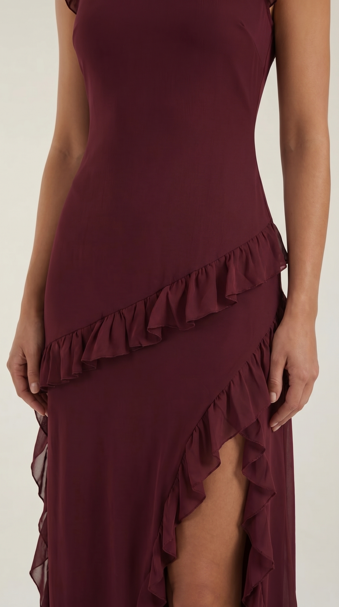 Susan Maxikleid mit Rüschen