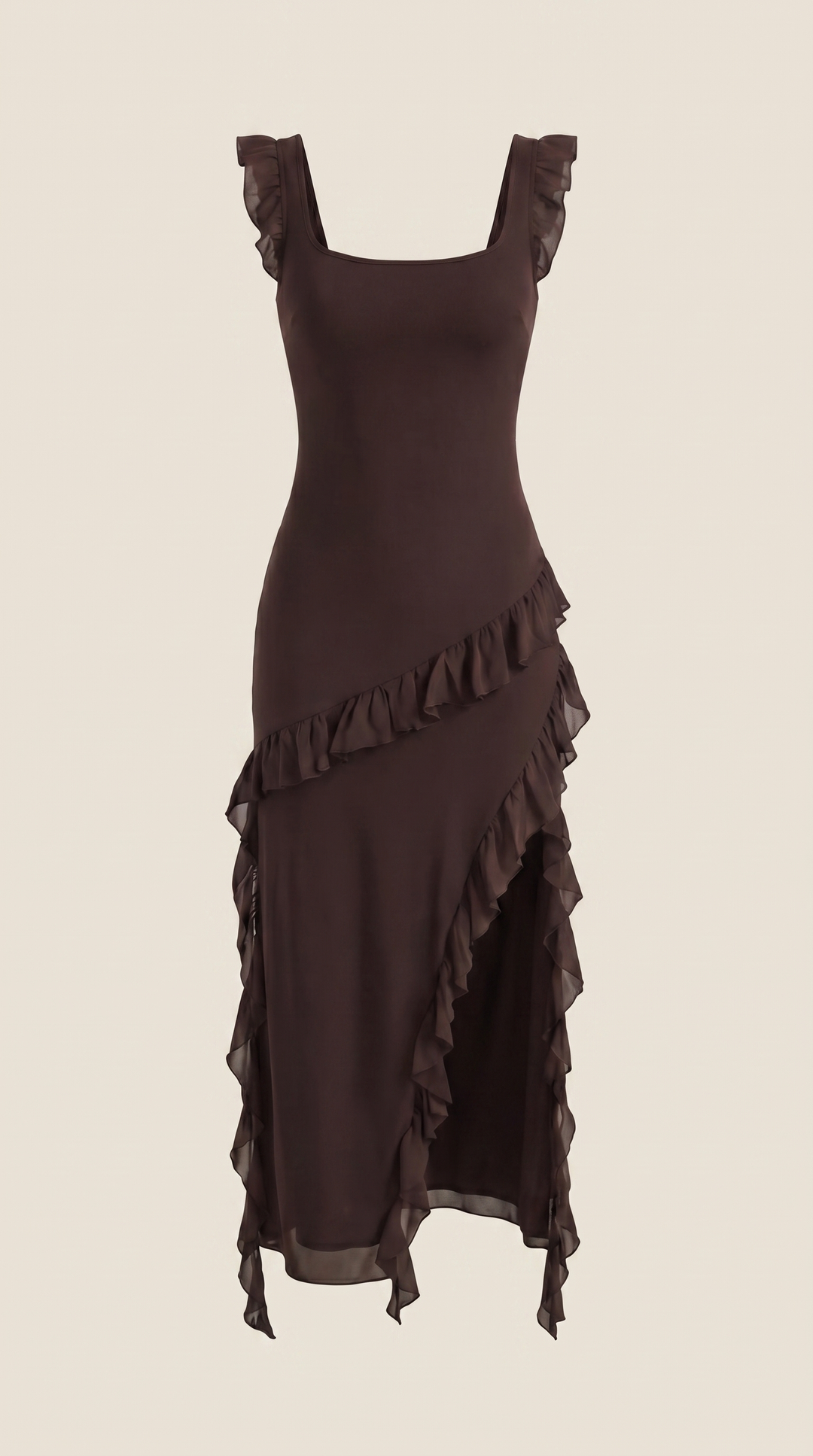 Susan Maxikleid mit Rüschen