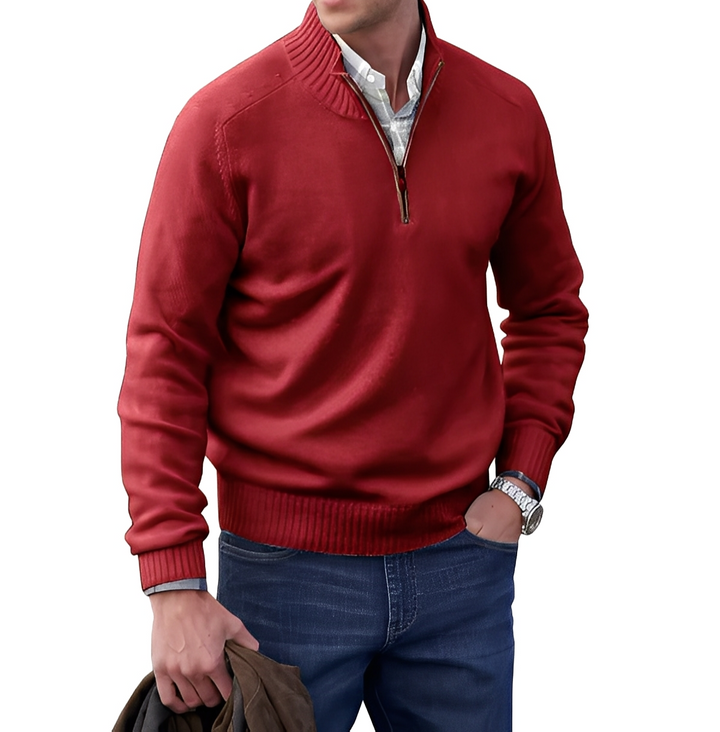 Gabriel - Herrenpullover mit Zipper