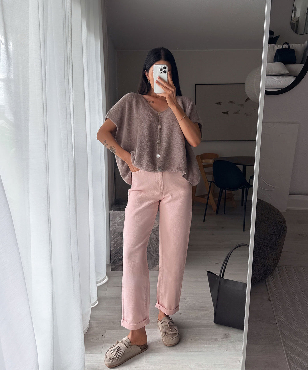 Pantoletten Rina Beige