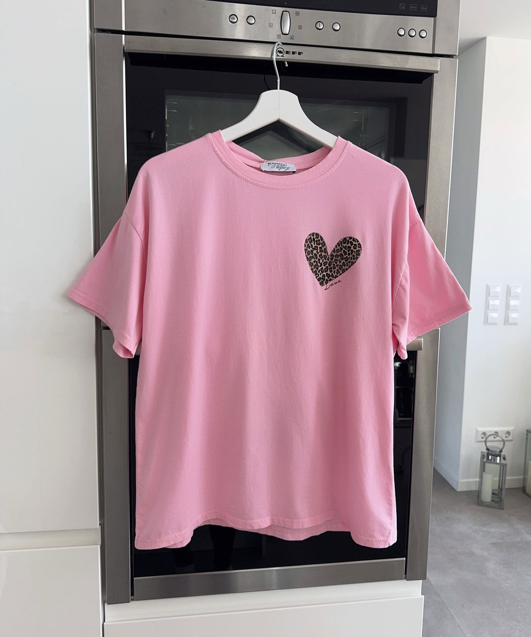 T-Shirt Love Leo Rosa Ladypolitan ♡