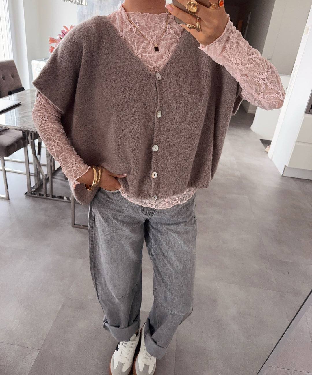 Spitzen Oberteil Zaera Rosa Ladypolitan ♡