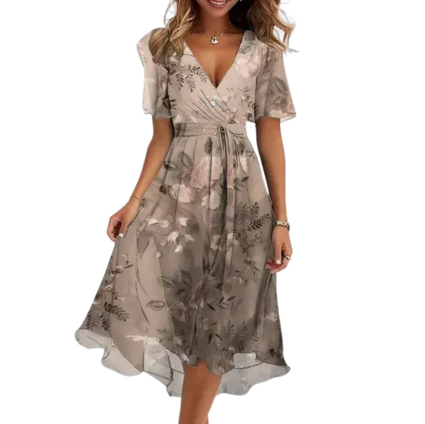 Sophie – Elegant Wrap Dress - Image 3