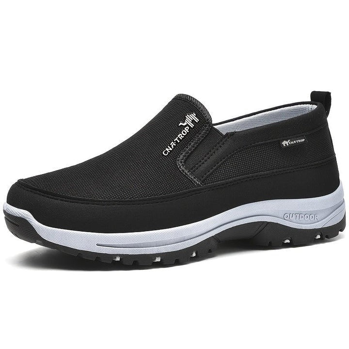 Wasserdichte orthopädische Herrenschuhe | Breite Zehenkappe