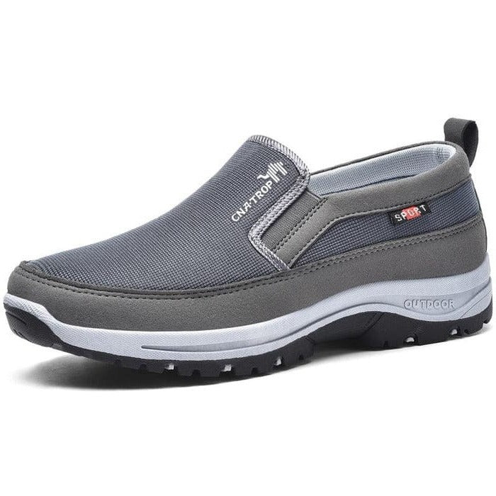 Wasserdichte orthopädische Herrenschuhe | Breite Zehenkappe