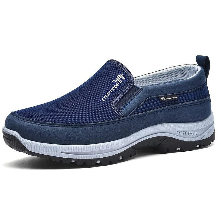 Wasserdichte orthopädische Herrenschuhe | Breite Zehenkappe