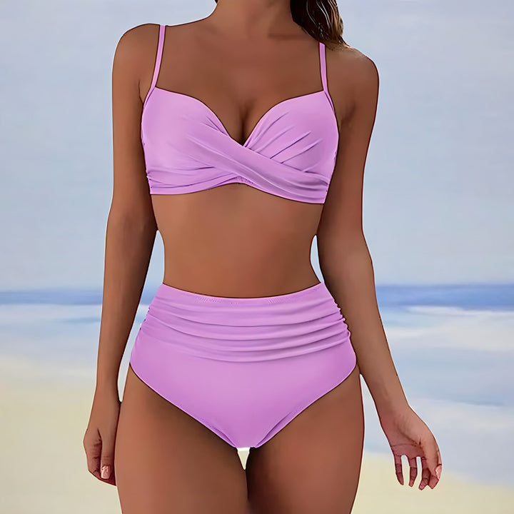 Elegantes Damen Bikini Set mit hoher Taille