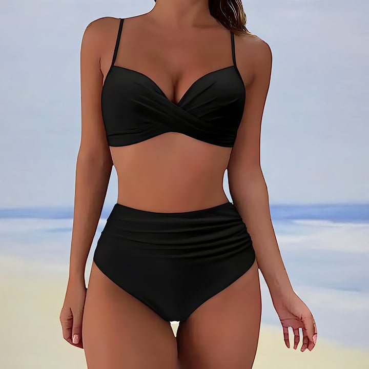 Elegantes Damen Bikini Set mit hoher Taille